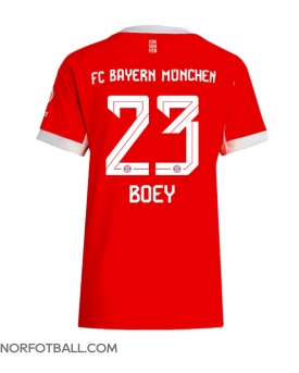 Billige Fotballdrakt Bayern Munich Sacha Boey #23 Replika Hjemmedrakt Dame 2025-26 Kortermet Billige Fotballdrakt Bayern Munich Sacha Boey #23 Replika Hjemmedrakt Dame 2025-26 Kortermet